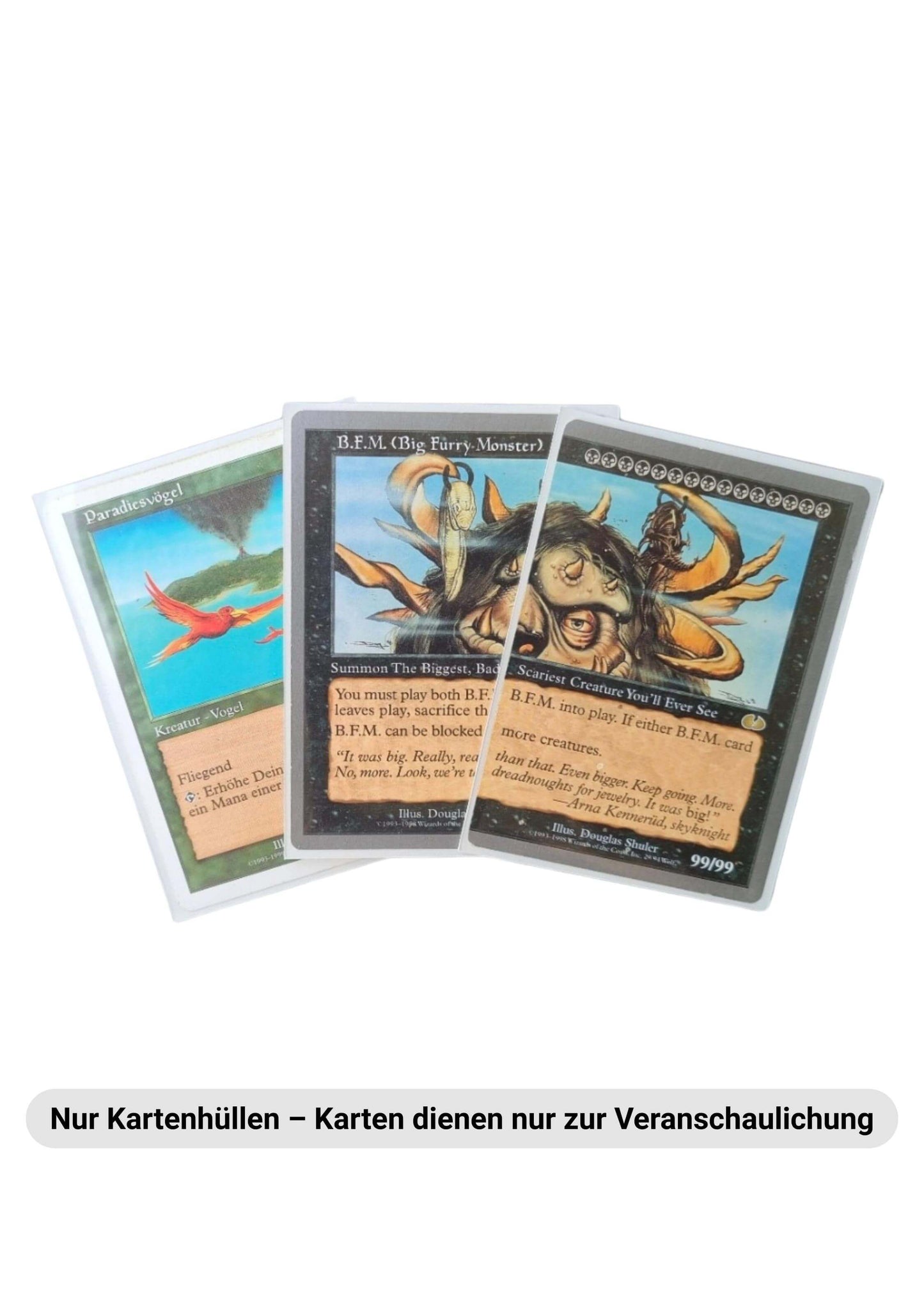 White card sleeves 50 pieces – Premium protection for your trading cards