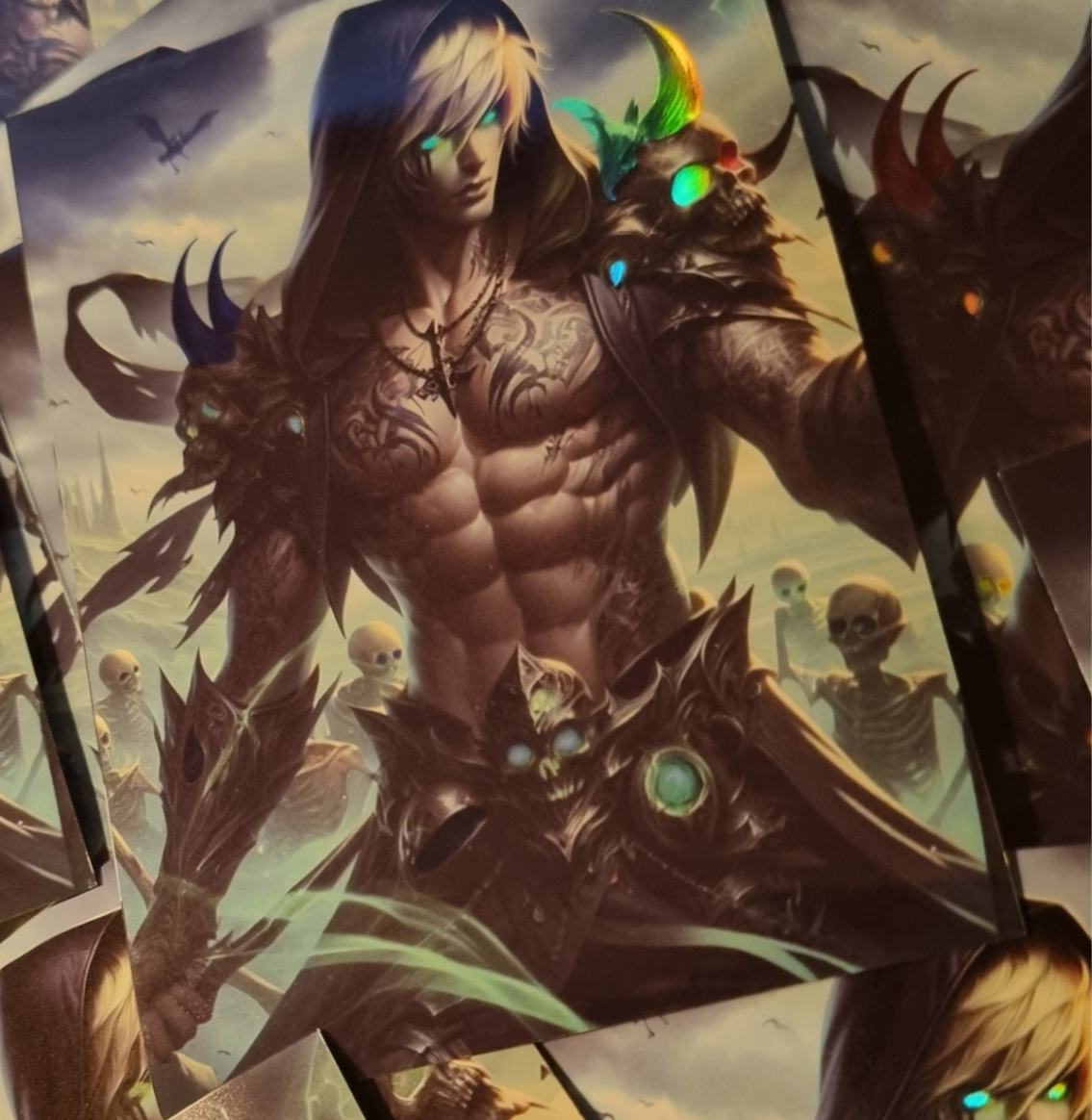 Graveborn Warlord · Holo Sleeves (50 Stk.) – Die Macht der Schatten ruft 💀