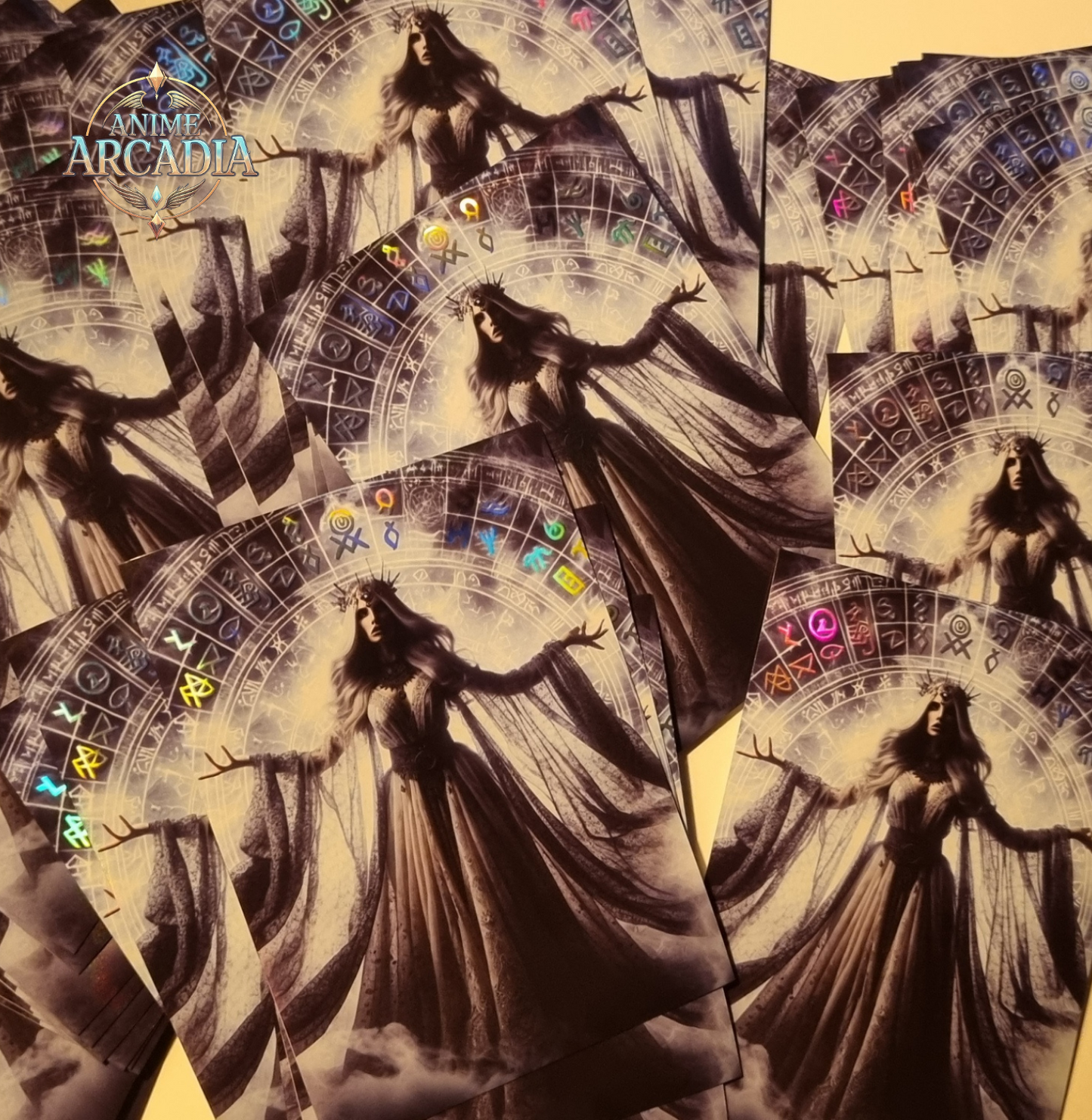 Magierin der Dimensionen · Holo Sleeves (50 Stk.) – Meistere Raum & Zeit 🧙‍♀️⏳