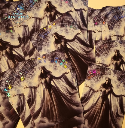 Magierin der Dimensionen · Holo Sleeves (50 Stk.) – Meistere Raum & Zeit 🧙‍♀️⏳